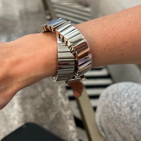 Michael Kors Double Wrap Brown Leather Bracelet - Picture 2 of 5